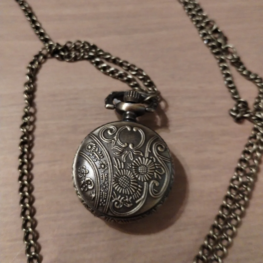 New Men's Vintage Style Mini Pocket Watch with Eagle Design